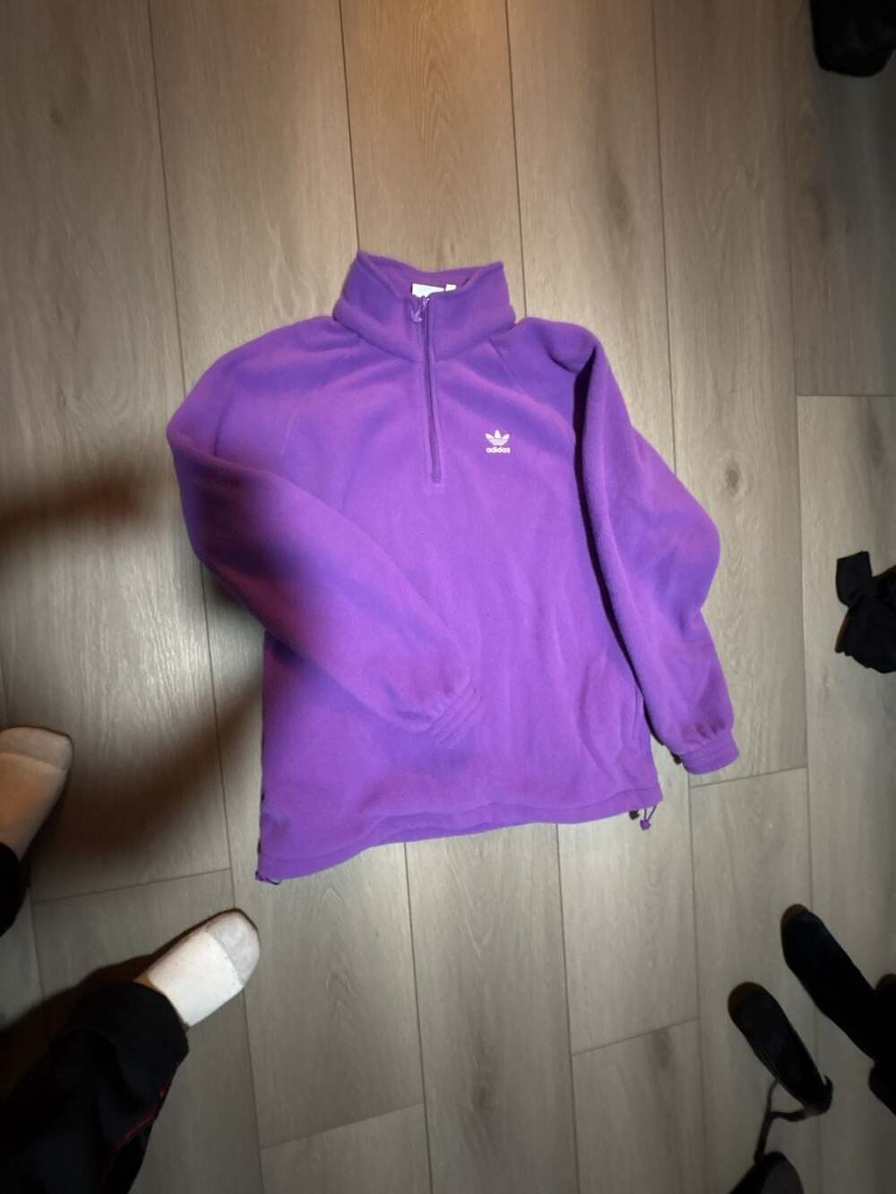Adidas Originals Half Zip Fleece Purple